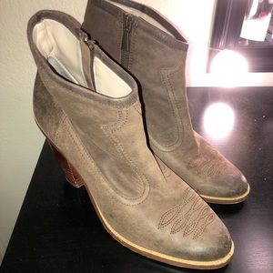 Brown Hinge Booties